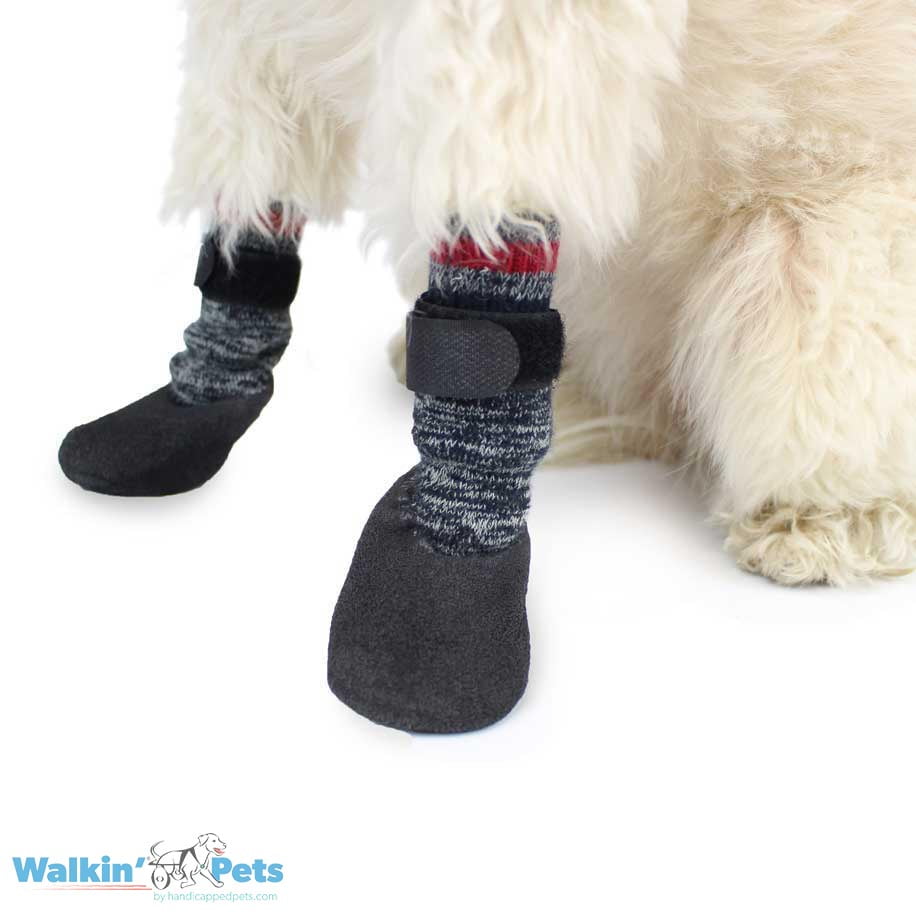 EVIICC Dog Socks Outdoor Anti Slip Waterproof Pet Sock Wear-Resisting Paw Protector Boots 